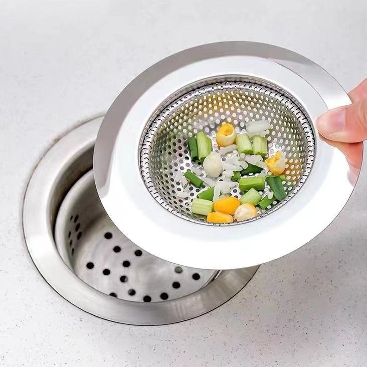Ralo Para Pia Gr Com Borda Inox Cozinha 9cm