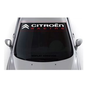Adesivo Parabrisa Faixa Citroen Racing Esportiva Peronalizad