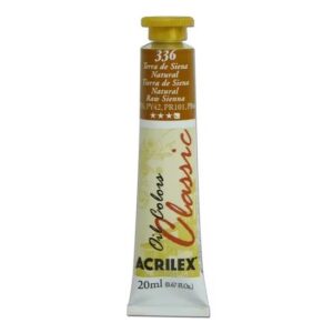Tinta a Oleo Terra de Siena Natural 336 - Acrilex 20 ml
