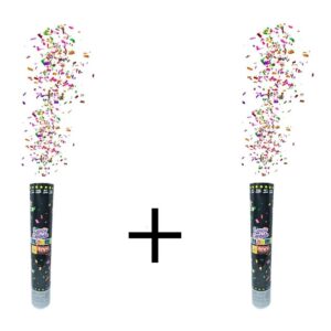 2 Und Lança Confete Festa - Metalizado - Varias Cores