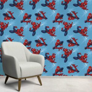 Papel de Parede Infantil Herói Aranha Autocolante Lavável Quarto Bebê Menino Decoração