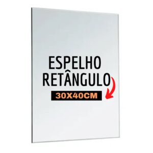 Espelho Retangular Decorativo 30x40cm IMAGEM Perfeita