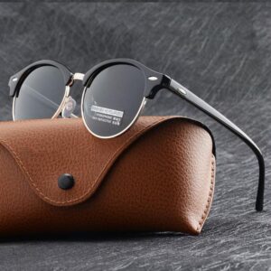 Óculos De Sol De Sol Feminino Masculino Uv400 Vintage Redondo