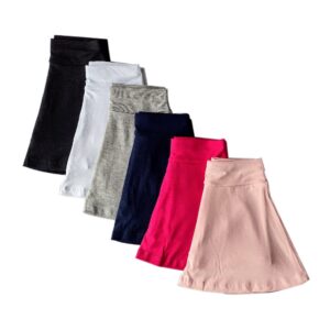 Saia com Shorts em Malha Viscolycra Tam 4 ao 8