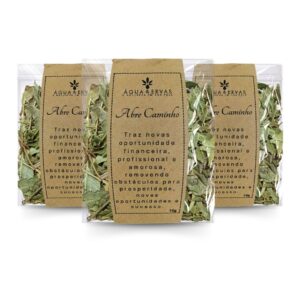 Erva Abre Caminho Desidratada P/ Banho | Ritual | Defumação kit com 3 pacotes