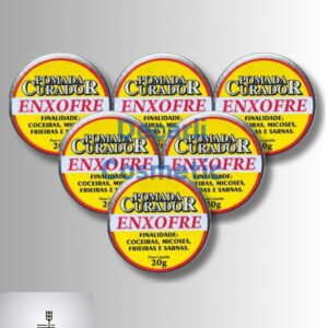 6 UN Pomada Enxofre Curadermy 20g