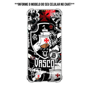 Capa Case Personalizada Celular Inspirado em Time Futebol Torcida Vasco Da Gama CR