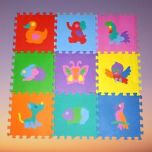 Tapete Animais 9 peças em e.v.a.