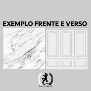 quadro impressão dos dois lados boiserie marmore branca 001 60x60 360 para fotografias