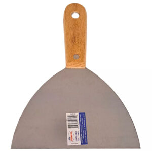 Espátula De Aço Inox Cabo De Madeira Compel Profissional - Vários Tamanhos
