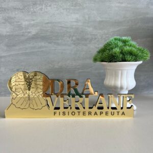 Letreiro de Mesa Profissão Personalizado em Acrílico