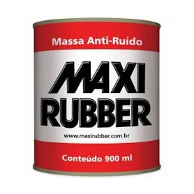 MASSA ANTI RUÍDO MAXI RUBBER 1,3KG EM ESTOQUE