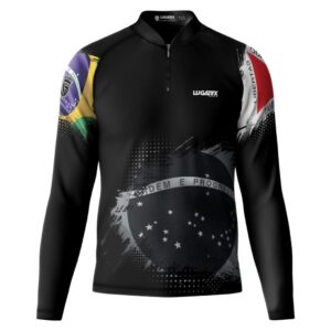 Camisa Agro Bandeira de Minas Gerais com Proteção Solar UV+50