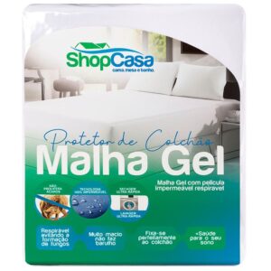 Protetor de Colchão Malha Gel Protect Health Silencioso ShopCasa