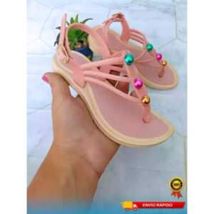 Sandália Menina Feminina Infantil Confortável Rasteirinha Leve Para Criança Antiderrapante