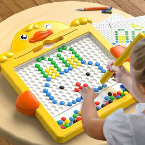 Tábua de Desenho Magnético Colorida para Crianças com Folhetos Criativos: Brinquedo Educacional, Estimulante e Interativ