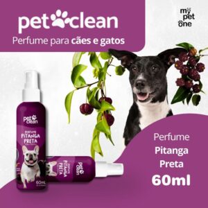 Perfume Colônia Pitanga Preta 60ml P/ Cães E Gatos - Pet Clean