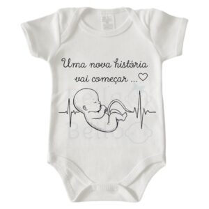 Body Bebê Infantil Personalizados( Uma nova História vai começar)