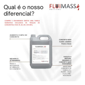 Aditivo Superplastificante Redutor Água Para Concreto - 5Kg