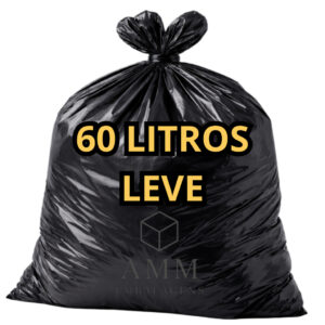 Saco de Lixo 60 Litros 100 unidades