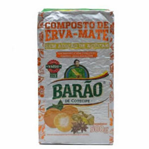 Erva Mate Chimarrão Barão Bergamota e Gengibre 500g - Sabor e Frescor