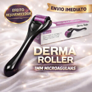 DERMAROLLER - Rolo com Microagulhas Anti Rugas 1mm