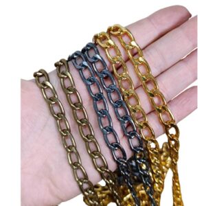 Corrente metal para alças de  bolsas e acessórios 1metro