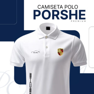 Camisa Polo Camiseta da Porsche Blusa Masculina Corrida Trabalho Formula 1