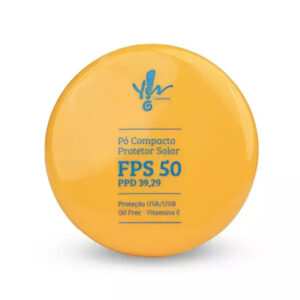 Pó Compacto Bege Protetor Solar Fps 50 Yes Cosmetics
