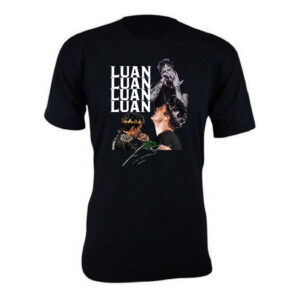 Camiseta camisa estampa Luan Fã show basica unissex manga curta