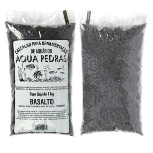Substrato Agua Pedras Basalto Preto 1kg - n- 1 Natural uso em aquarios e decorações