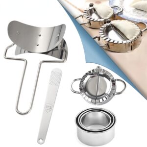 Cortador de Ravioli Conjunto de Fabricante de Bolinho de Aço Inoxidável Cortador de Massa Imprensa Molde DIY Ravioli