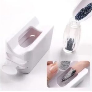 Pote Coletor De Glitter Pó Unha Designer Francesa Gel Acrigel Ferramenta Limpeza Pronto Entrega