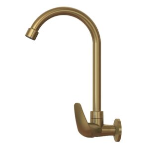 Torneira Para Cozinha Monoc Abs Gold Prime Parede 1167