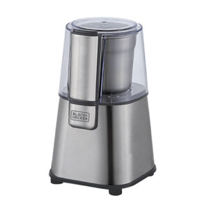 Moedor Elétrico Black+Decker MG200 Gourmand Gris 127v 220w 60g Lâmina inox Trava Segurança Base Antiaderente