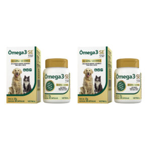 Ômega 3+se 550 30 Capsulas - Vetnil - 2 Unidades