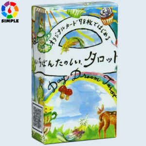 Day Dream Tarot 10.3*6cm 78 Pcs Cards Rider System Cartoon Hand-drawn Themed Cards Indie Art Whimsical Japanese Anime Tarot