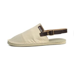 Alpargata Sapatilha Feminino ajuste Strap Mule Bege