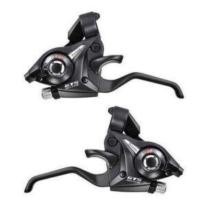 KIT ALAVANCA RAPID FIRE GTS-TEC 21V CORPO 100% ALUMÍNIO 3X7 MANETE INTEGRADA RESISTENTE