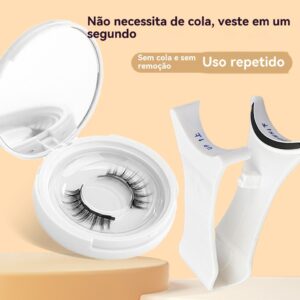 UM NOVO Cílios Magnéticos Profissionais - Volume Natural, Ímãs Reforçados e Kit Completo