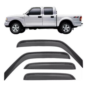 Calha De Chuva Ford Ranger 1996 A 2012 Cabine Dupla 4 Portas