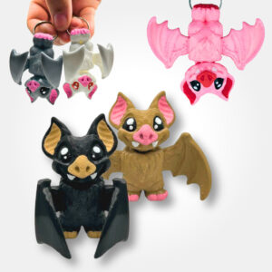 Mini Morcego Articulado – Fidget Toy Sensorial, Criatura Divertida e Presente Criativo