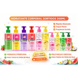Hidratante Corporal Face Beautiful Lovely Beautyloo Sortidos 200ML