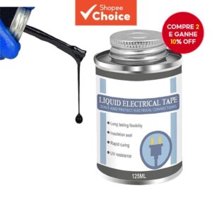 Fita isolante elétrica de borracha líquida nova Chibel, resistente a altas temperaturas, cola retardante de chama, à