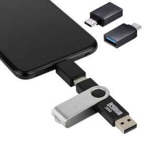 Adaptador OTG USB C 3.0 Para Smartphone Conecta Pen Drive Teclado Mouse