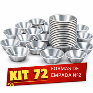Kit 72 Formas de Empada Nº2 | Confeitaria Profissional