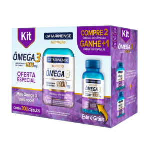 Kit Ômega 3 1000mg Com 300 Cápsulas Catarinense