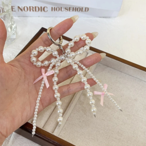 Moda DIY Bowknot Coração Celular Alça De Renda Corrente De Telefone-Acessórios Multifuncionais Para Uso Diário E Decoraç